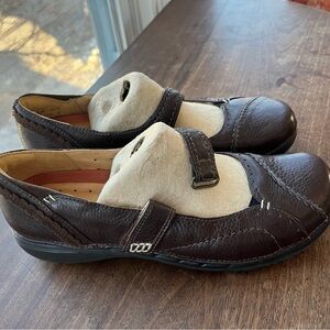 Clarks Unstructured Mary Jane Flats